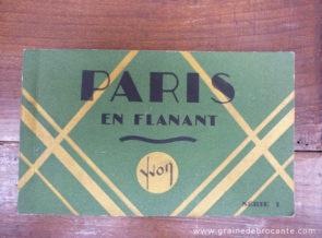 Carnet de 20 cartes postales anciennes début 20ème en parfait état « Paris en flanant » des Editions d’art Yvon