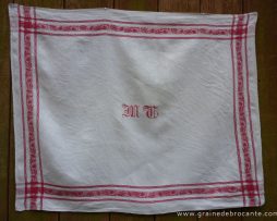 serviette de table en lin