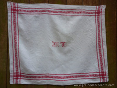 serviette de table en lin