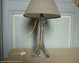 grande lampe en cristal années 50