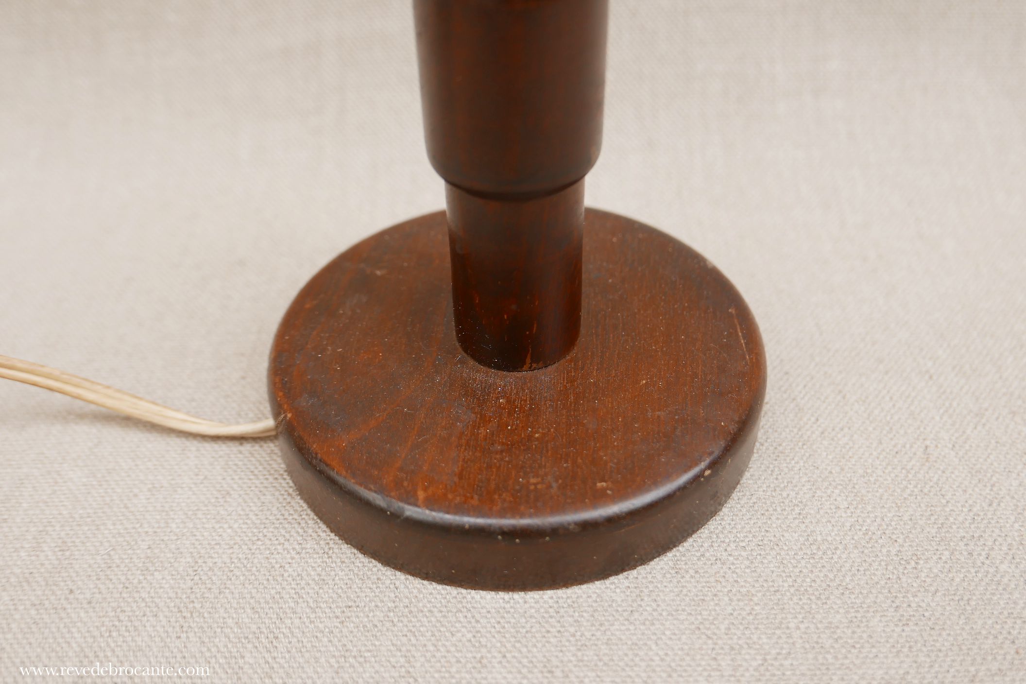 Lampe en bois - Rêve de Brocante
